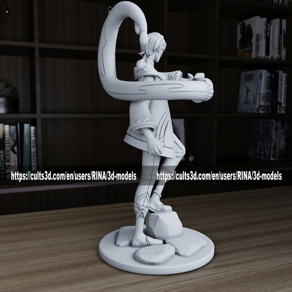 Hwei 3D Printed Figure