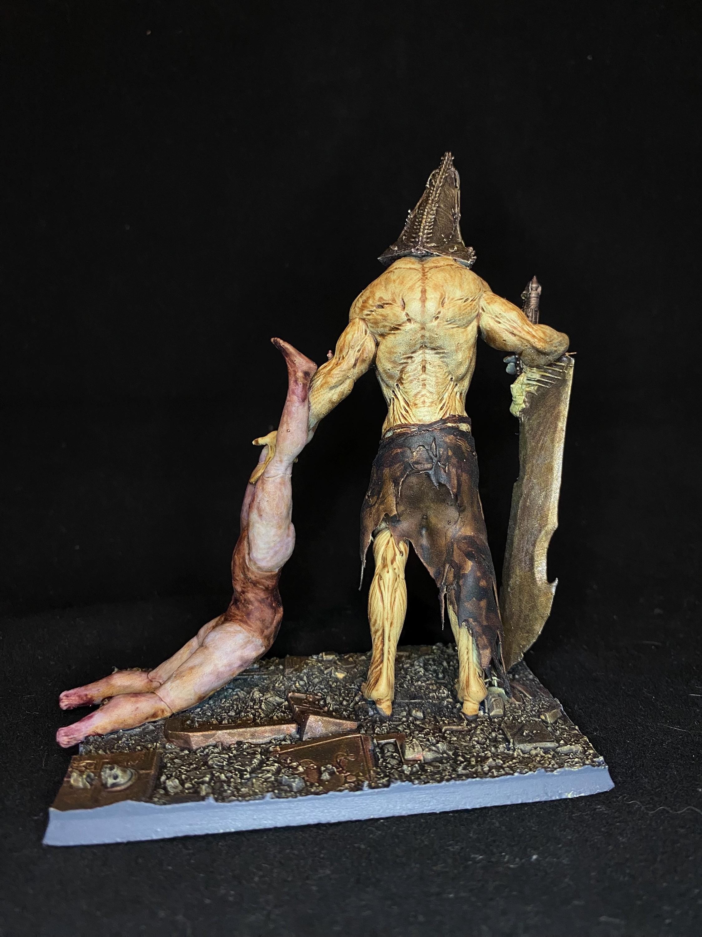 Horrific Pyramid Head 3D Printed Figure