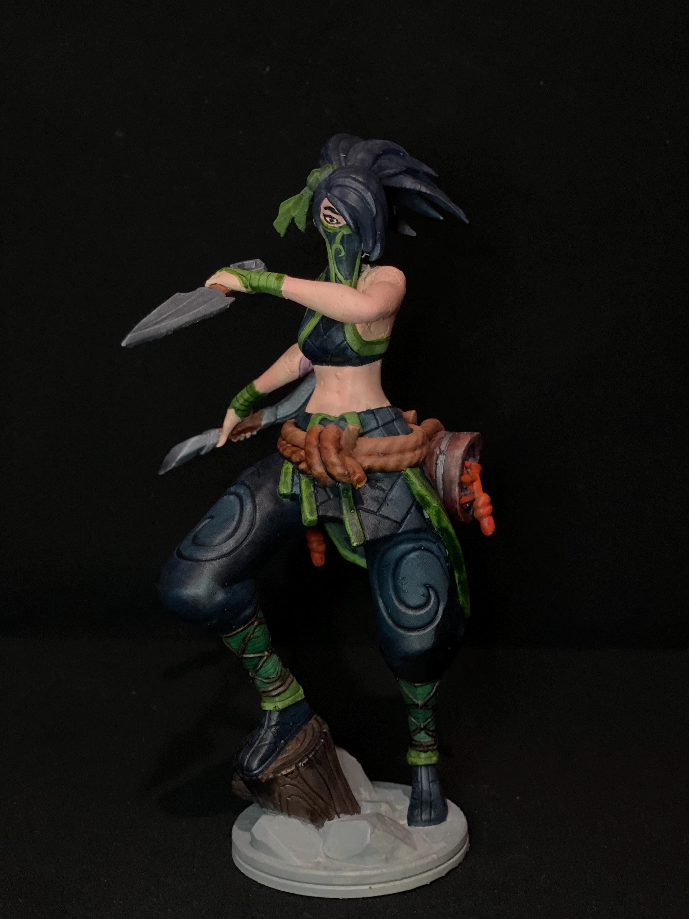 Akali 3D Printed Figure