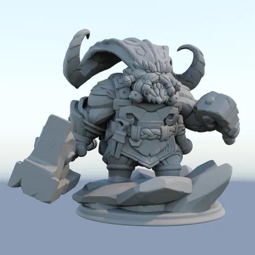 Ornn 3D Printed Figure