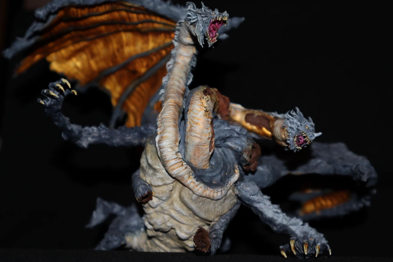 Dragonlord Placidusax gargantuan dragon scale resin figure from Elden Ring, Painted version is sold out,  check description!