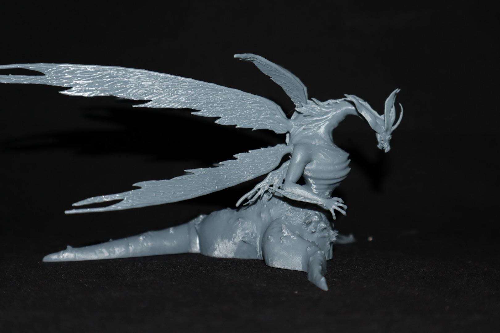 Seath the Scaleless 3D Printed Dark Souls Figure