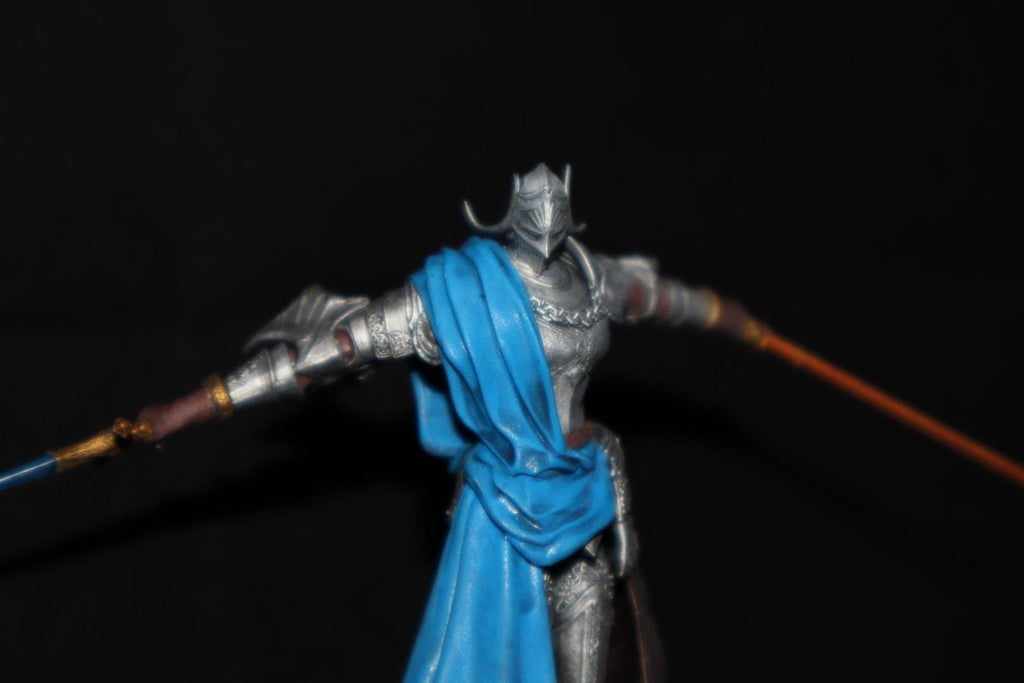 Rellana the Twin Moon Knight Miniature from Elden Ring, 3D Printed with Resin, Hand Painted Figure