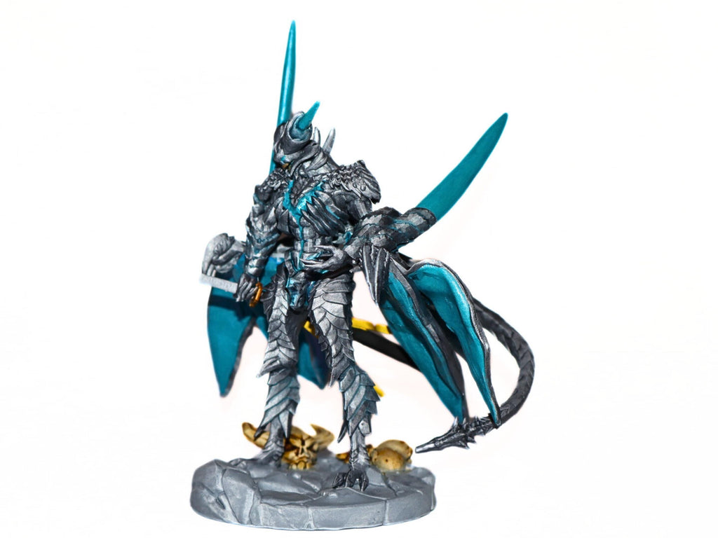 Vergil sin devil trigger, devil may cry, handpainted, tabletop, 3d printed, resin