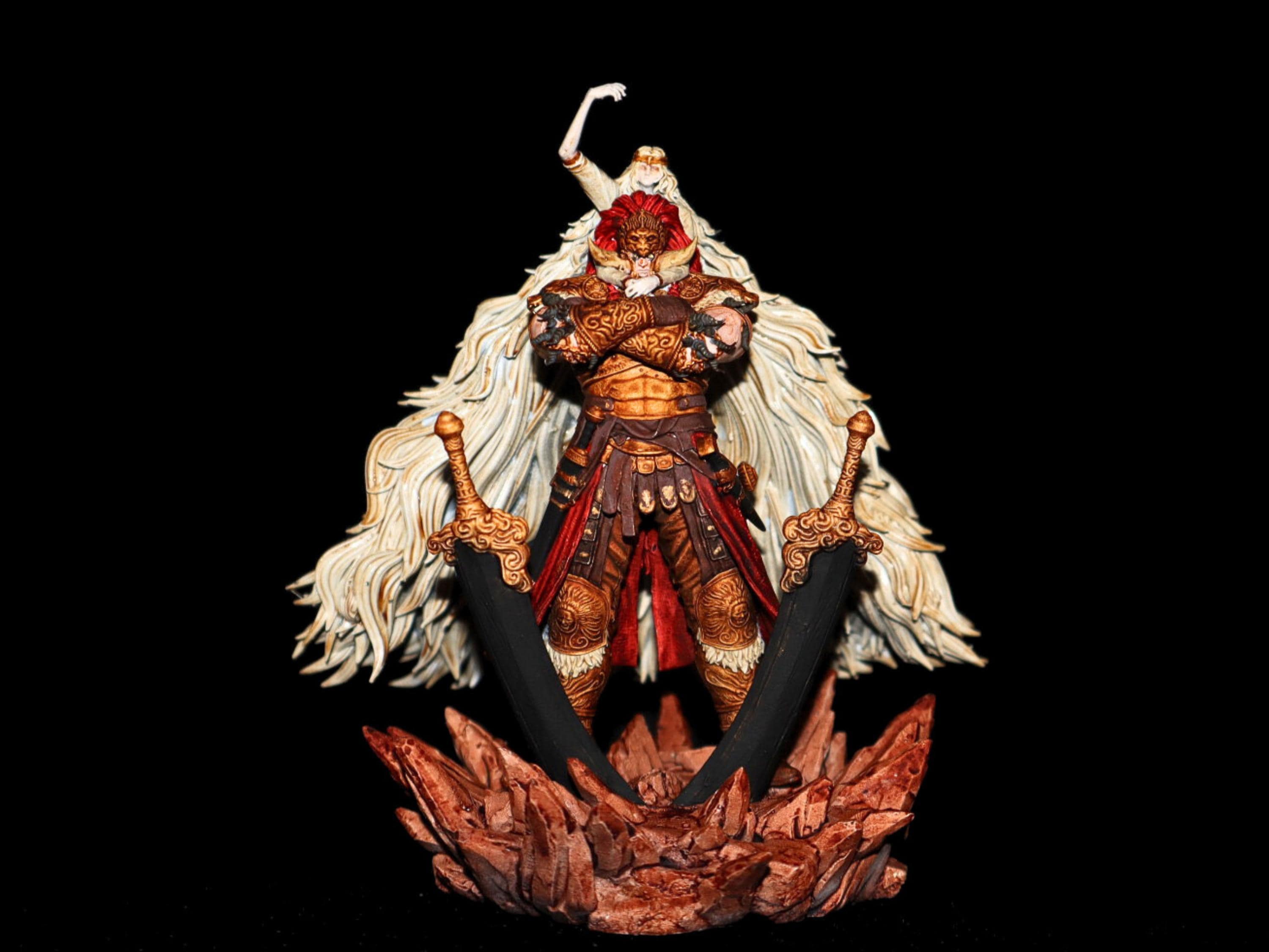 Promised Consort Radahn & Miquella | Elden Ring Fanmade Figure/Miniature| Hand-Painted Collector’s Statue