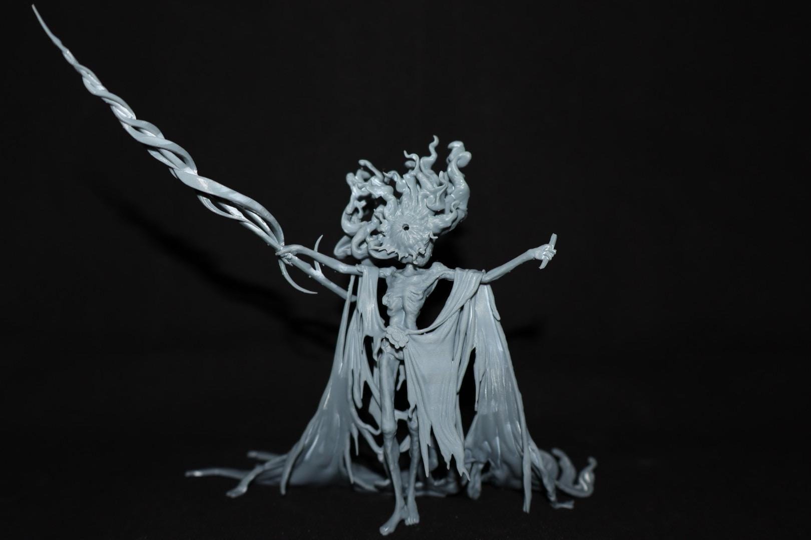 Midra Lord of Frenzied Flame Elden Ring Figure | Shadow of the Erdtree Boss Statue | 3D Printed & Hand Painted Collectible