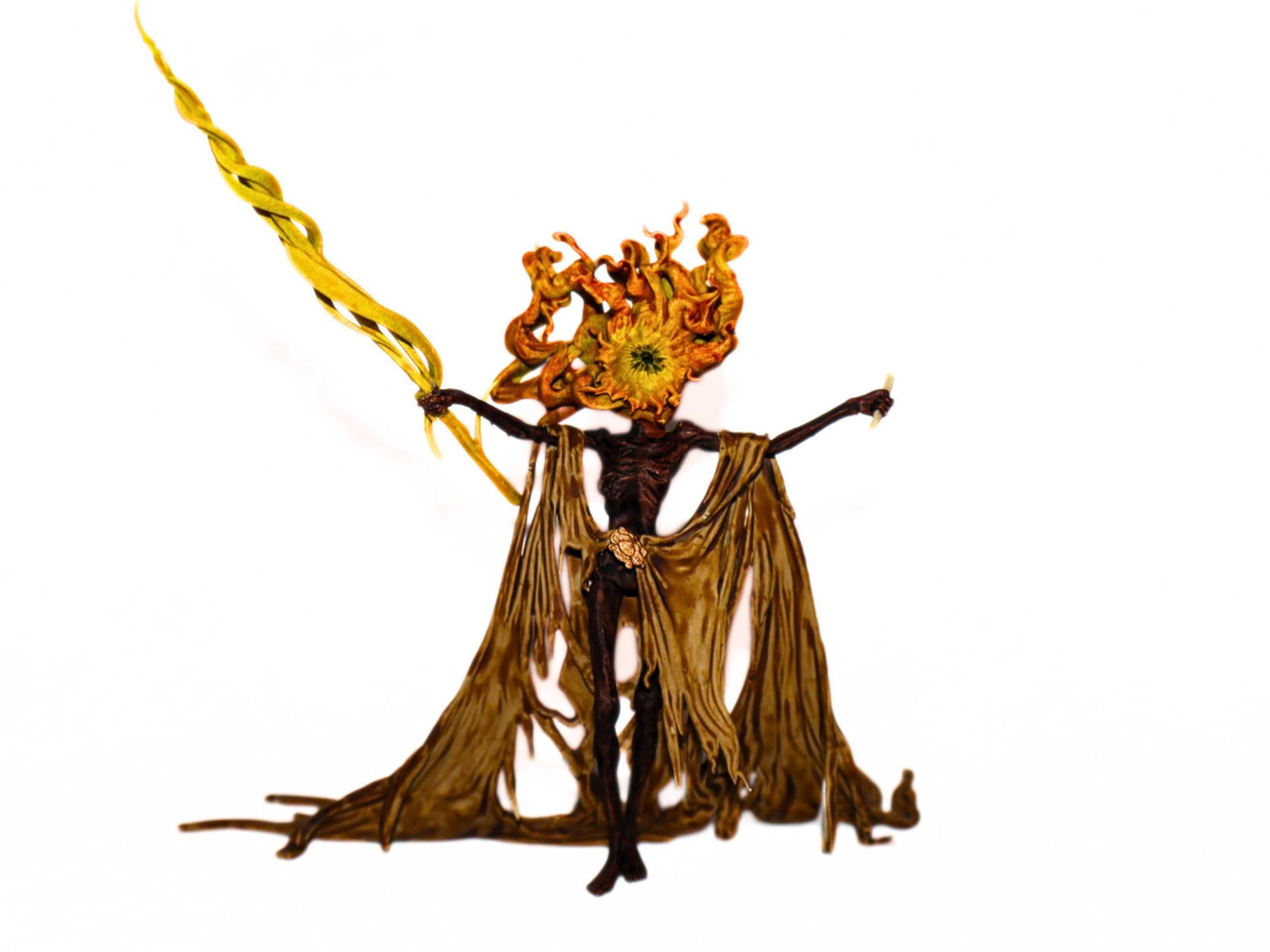 Midra Lord of Frenzied Flame Elden Ring Figure | Shadow of the Erdtree Boss Statue | 3D Printed & Hand Painted Collectible