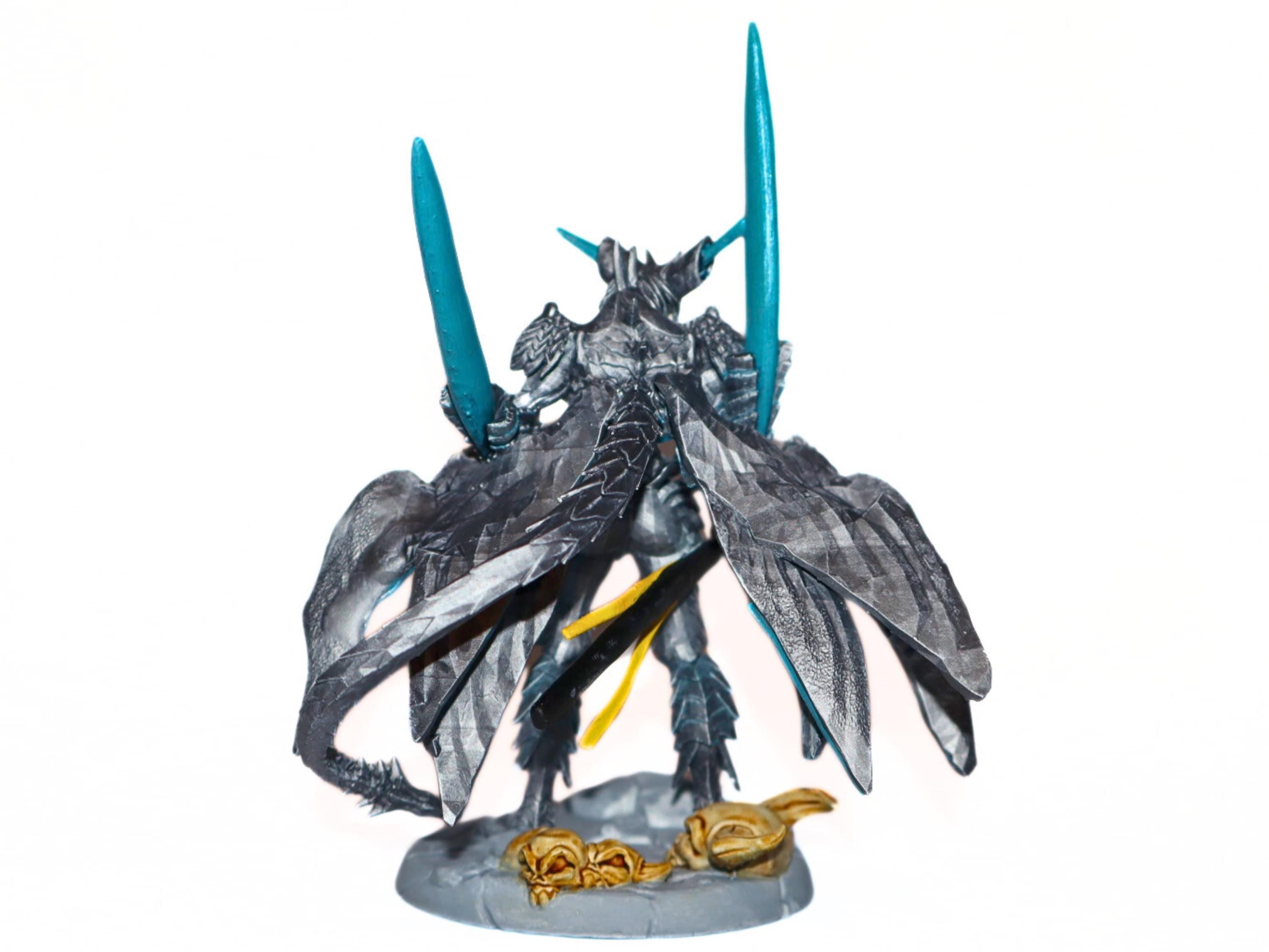 Vergil sin devil trigger, devil may cry, handpainted, tabletop, 3d printed, resin