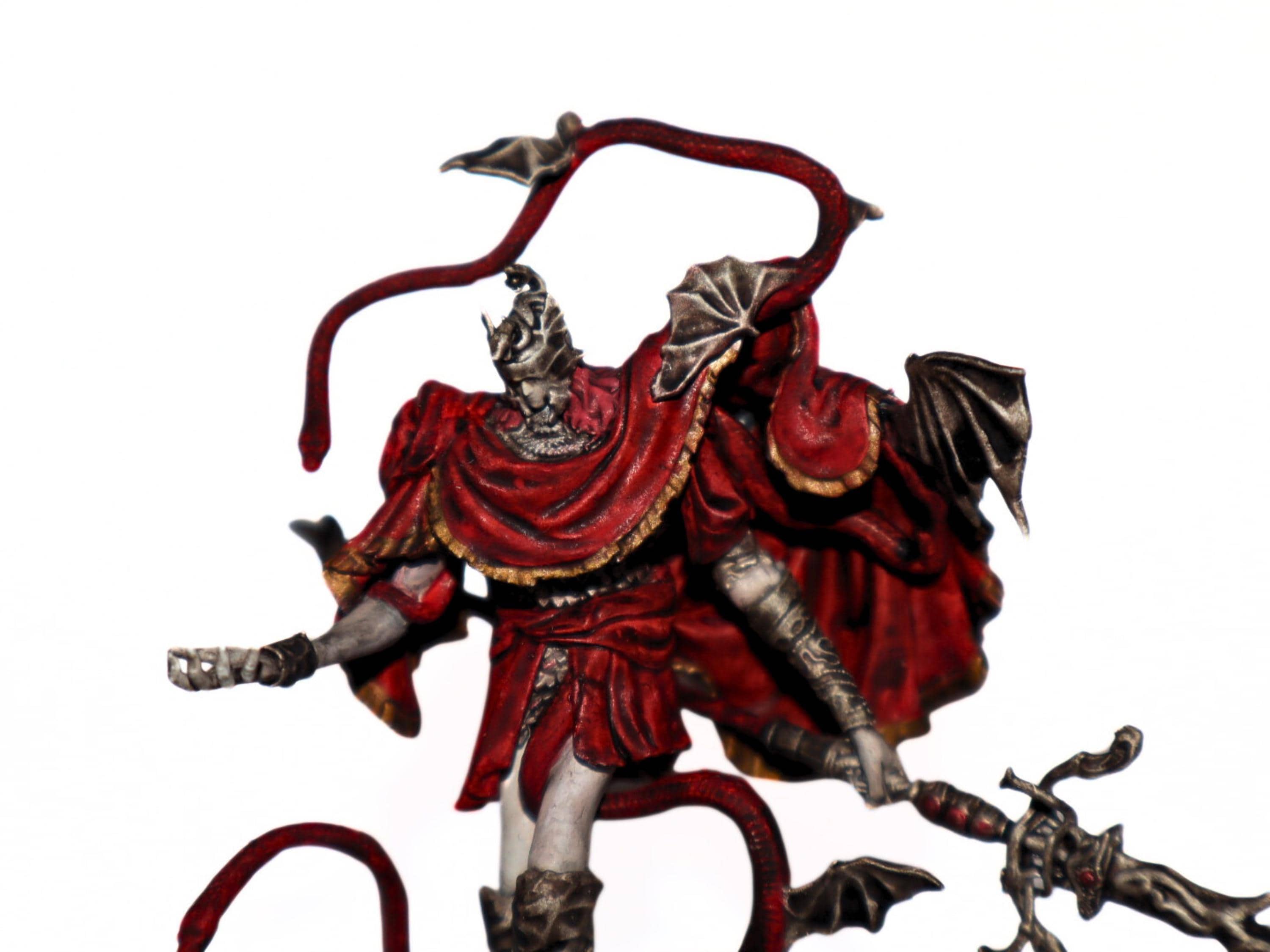 Messmer the Impaler Miniature from Elden Ring, 3D printed, Hand Painted Figure