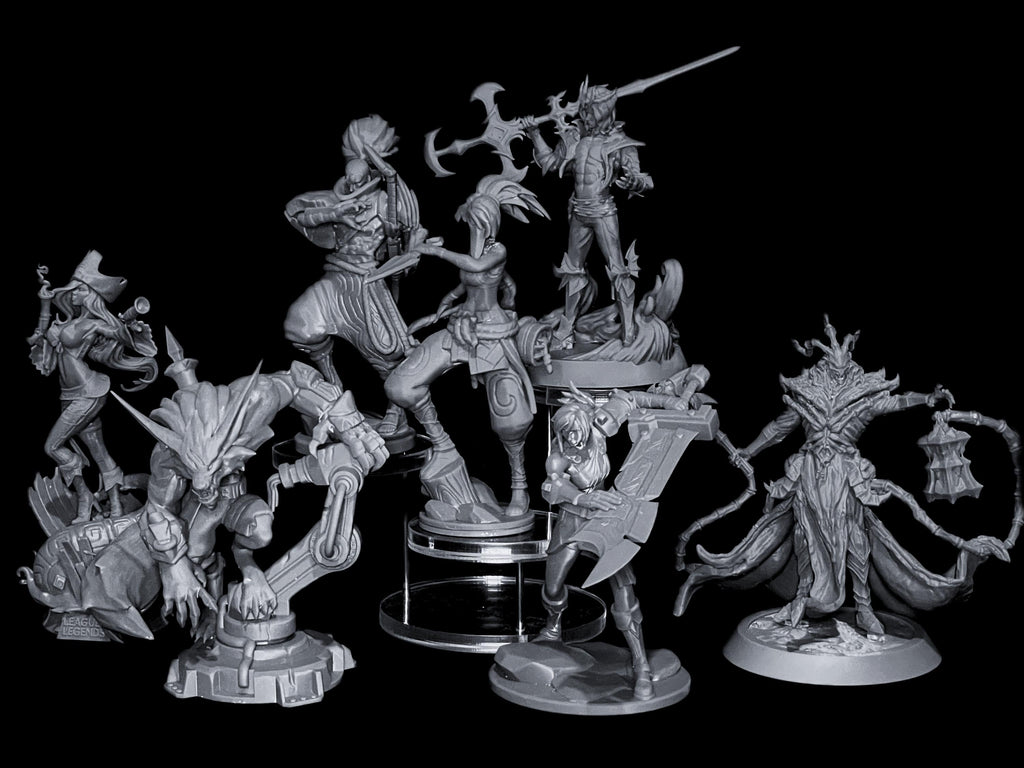 League of Legends Champion Miniatures – 3 inches/ 70-80mm Collectible Figurines