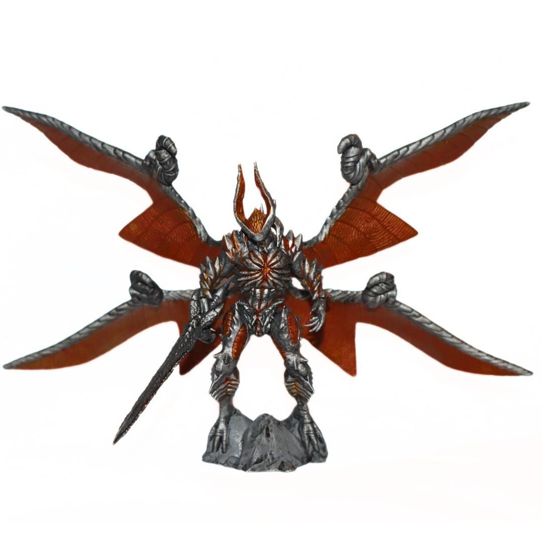 Dante sin devil trigger, devil may cry, handpainted, tabletop, 3d printed, resin