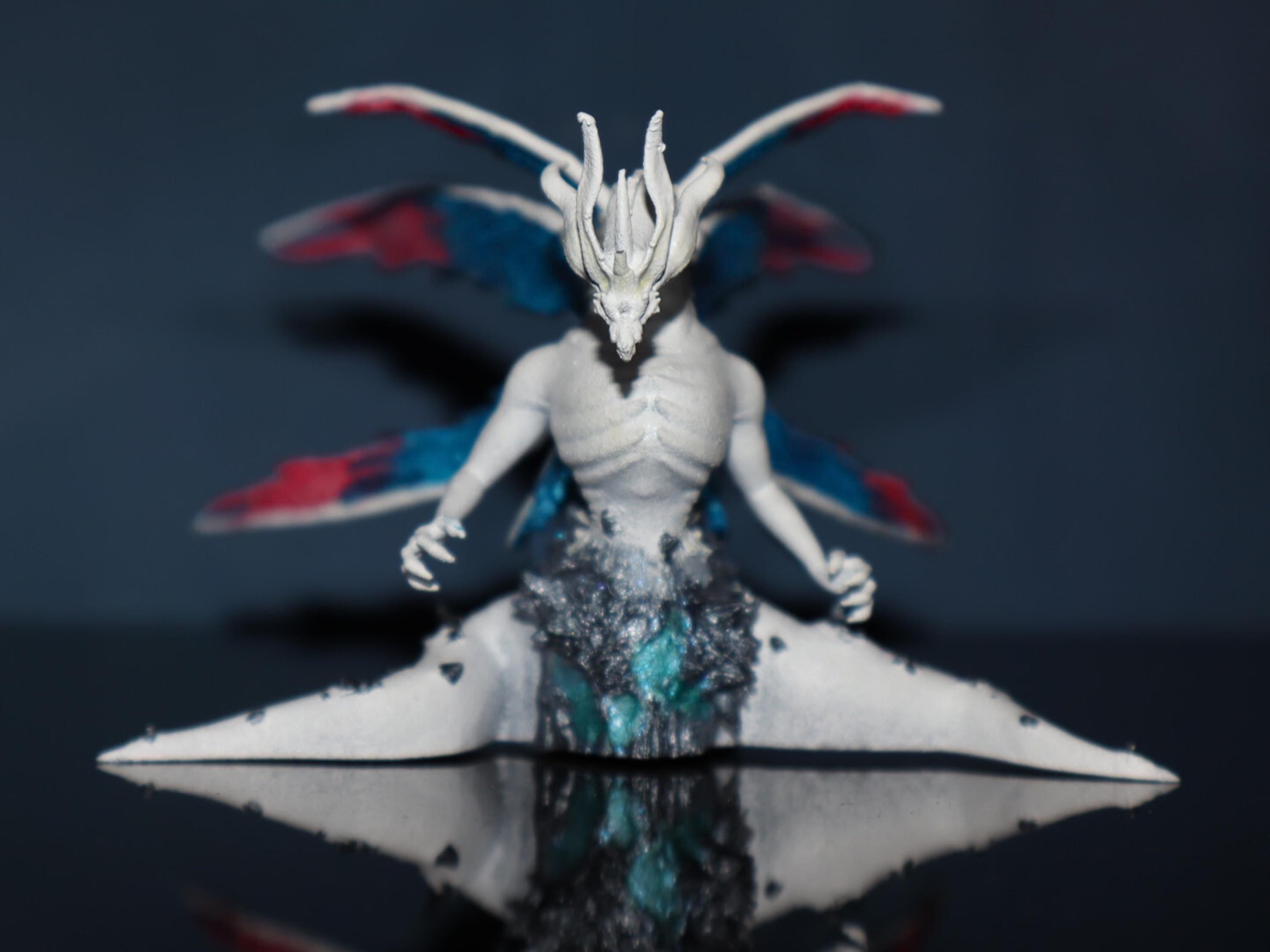 Seath the Scaleless 3D Printed Dark Souls Figure