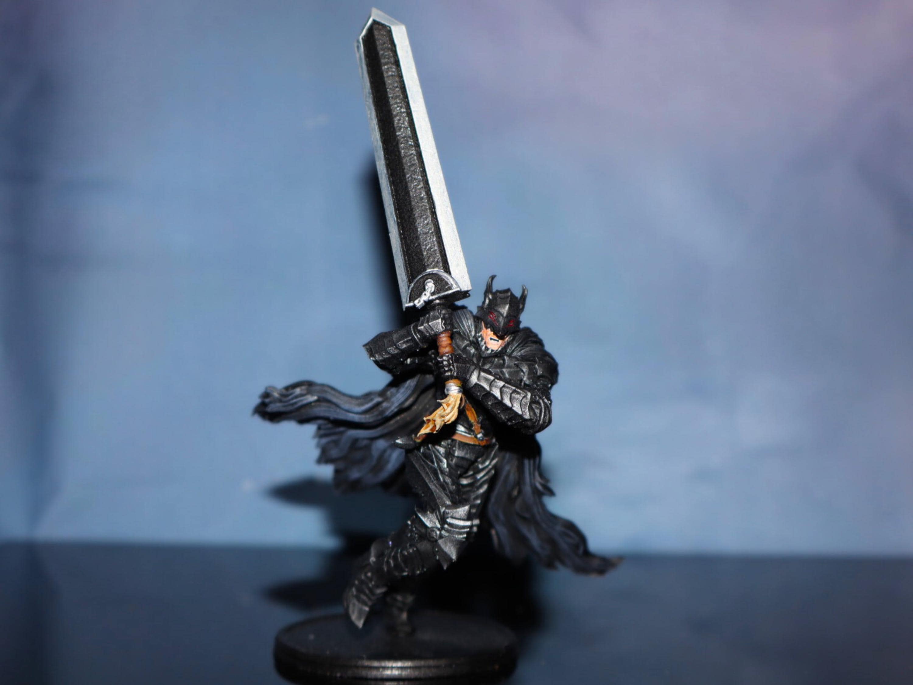 Guts & Berserker Armor Mini Figures – 3" Resin Statues | Painted or Unpainted
