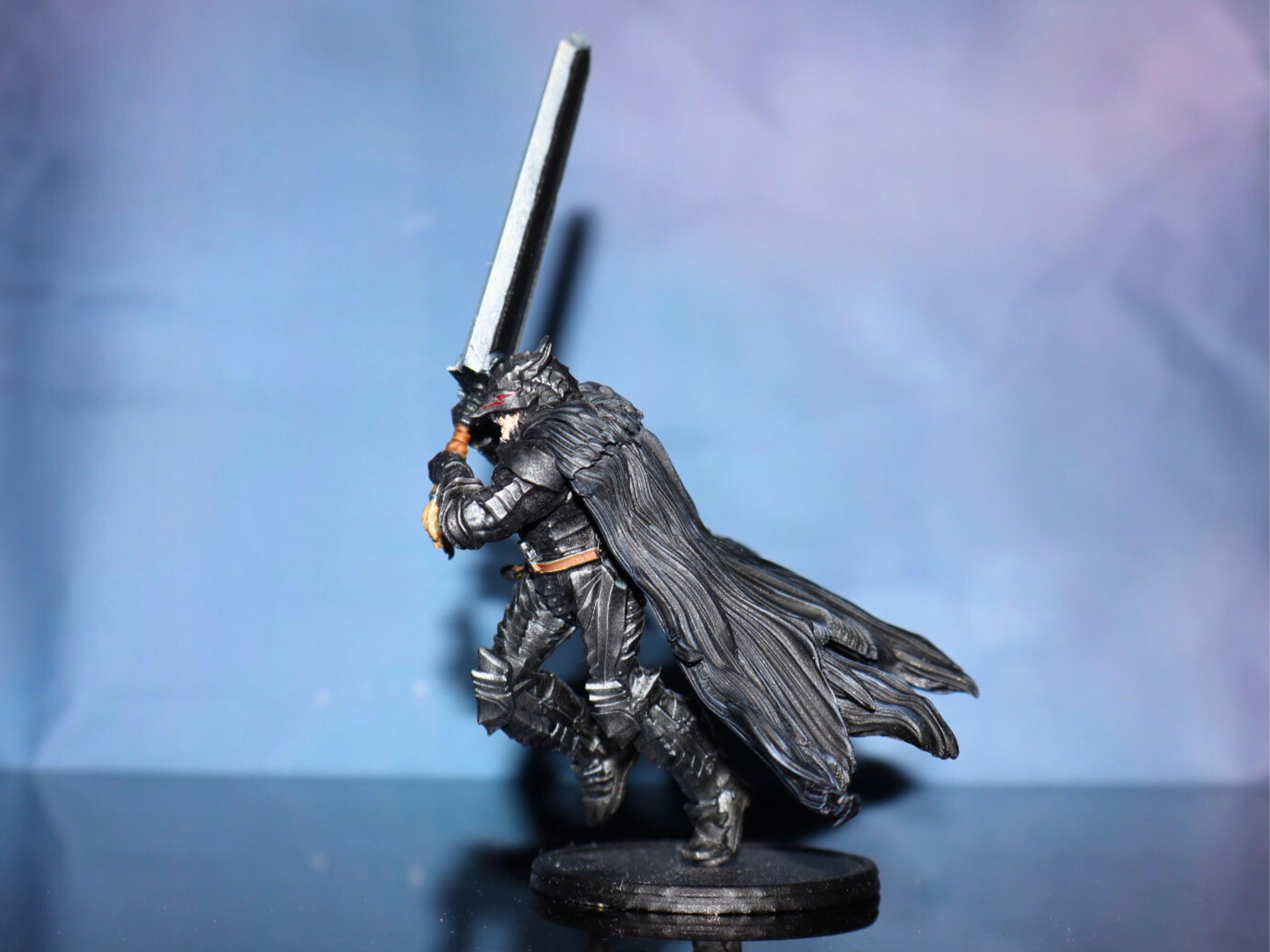Guts & Berserker Armor Mini Figures – 3" Resin Statues | Painted or Unpainted