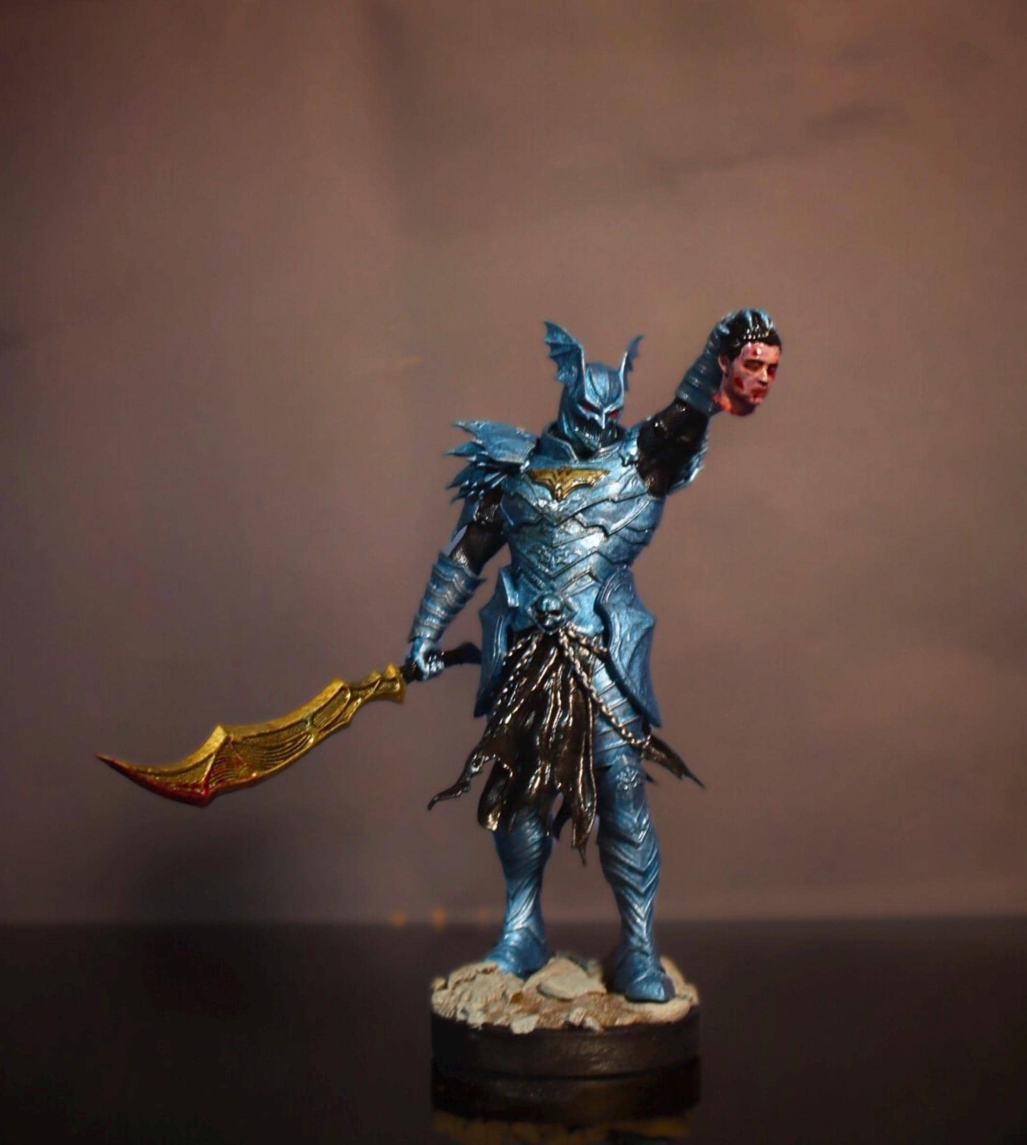 Merciless Figure | 12cm Resin Statue | Painted or Unpainted | DC Death Metal Collectible