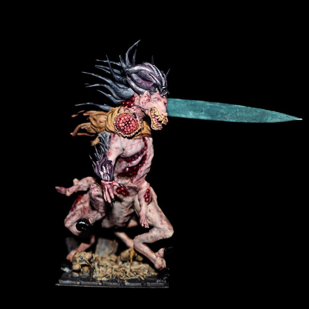Ludwig the Holy Blade Figure| Bloodborne| Hand-Painted Boss Statue