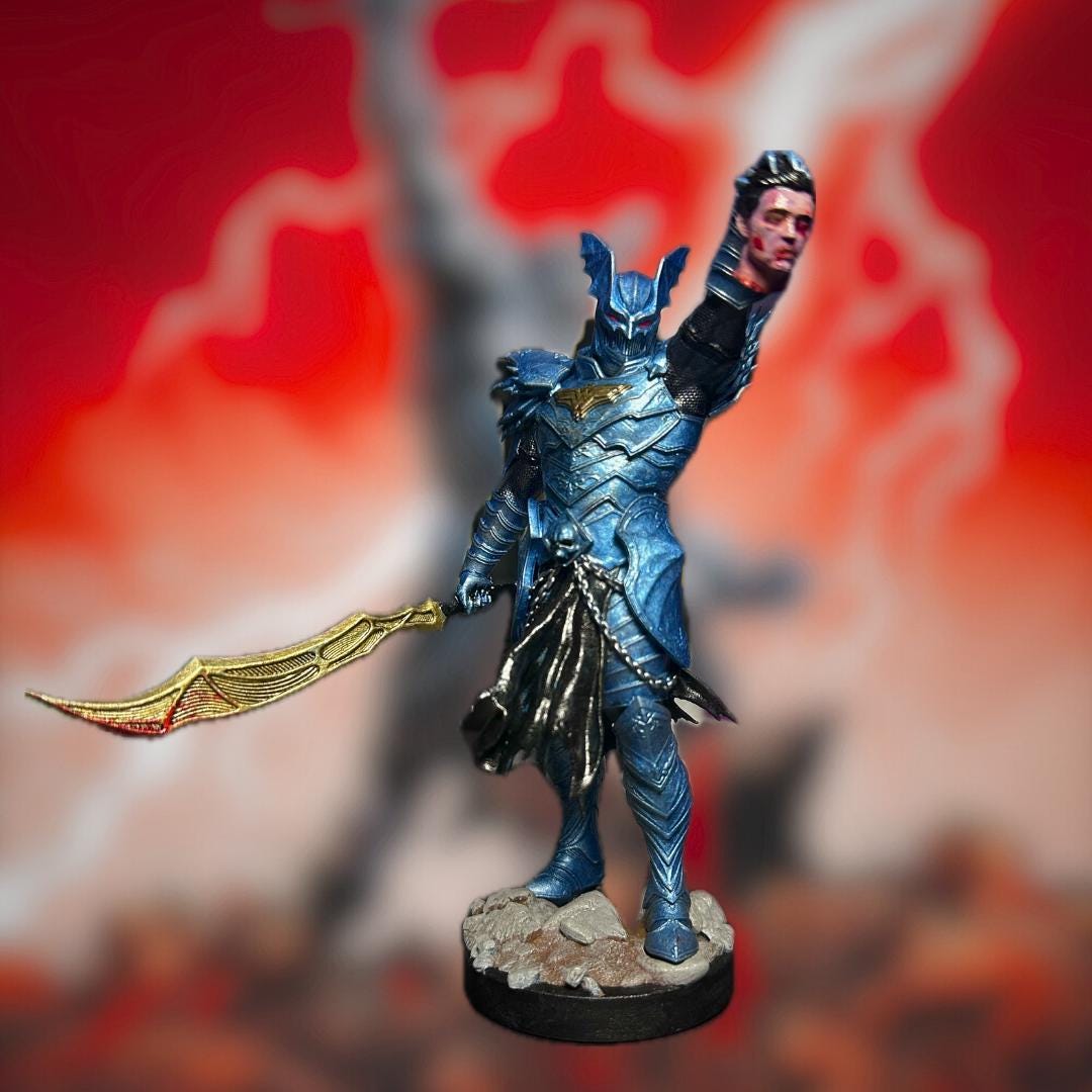 Merciless Figure | 12cm Resin Statue | Painted or Unpainted | DC Death Metal Collectible