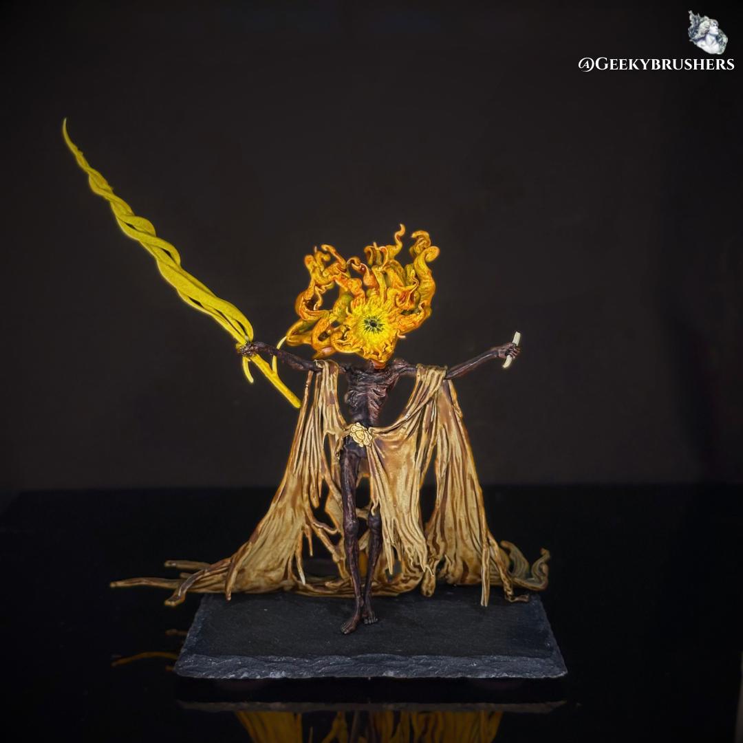 Midra Lord of Frenzied Flame Elden Ring Figure | Shadow of the Erdtree Boss Statue | 3D Printed & Hand Painted Collectible
