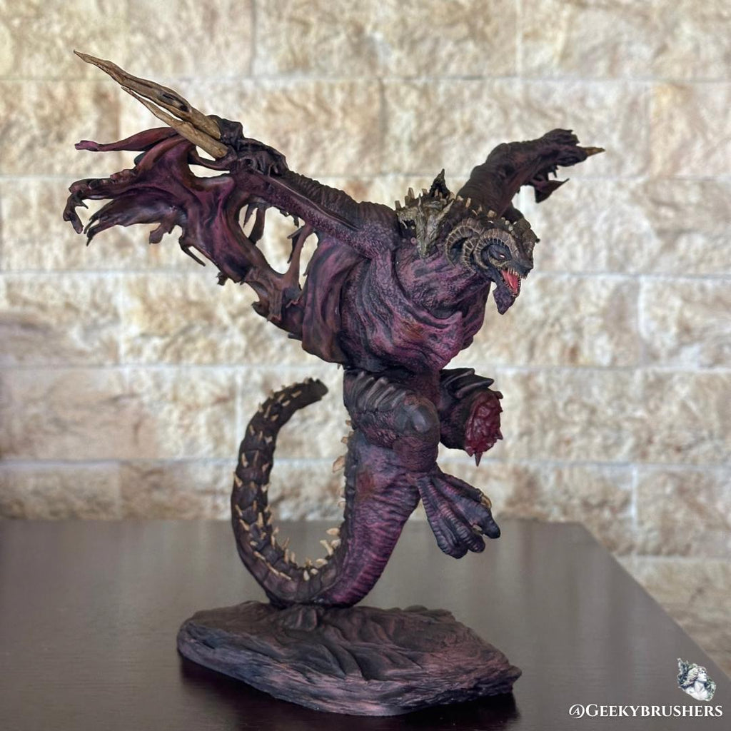 Bayle the Dread Gargantuan Dragon Scale Resin Figure from Elden Ring