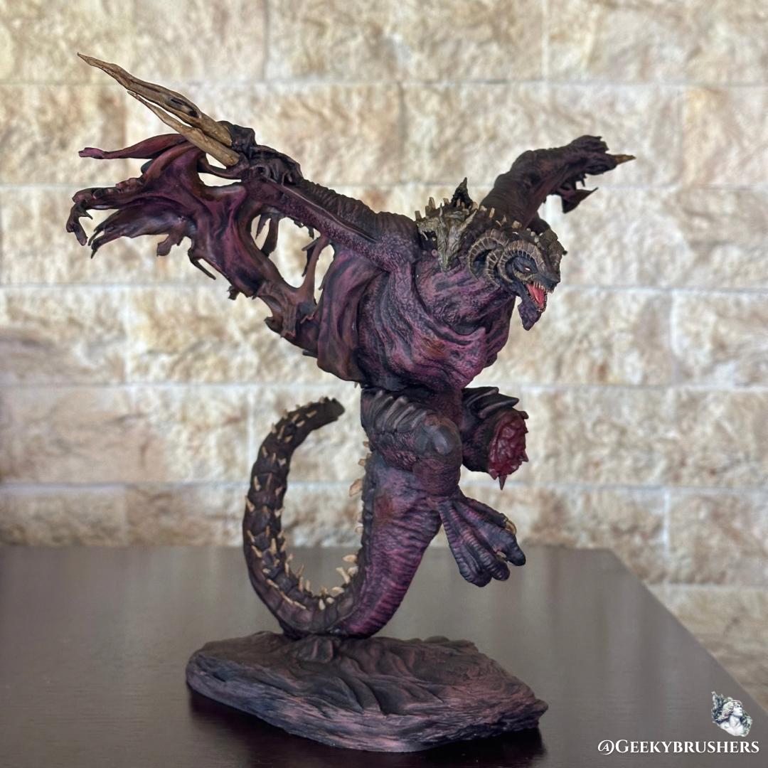 Bayle the Dread Gargantuan Dragon Scale Resin Figure from Elden Ring