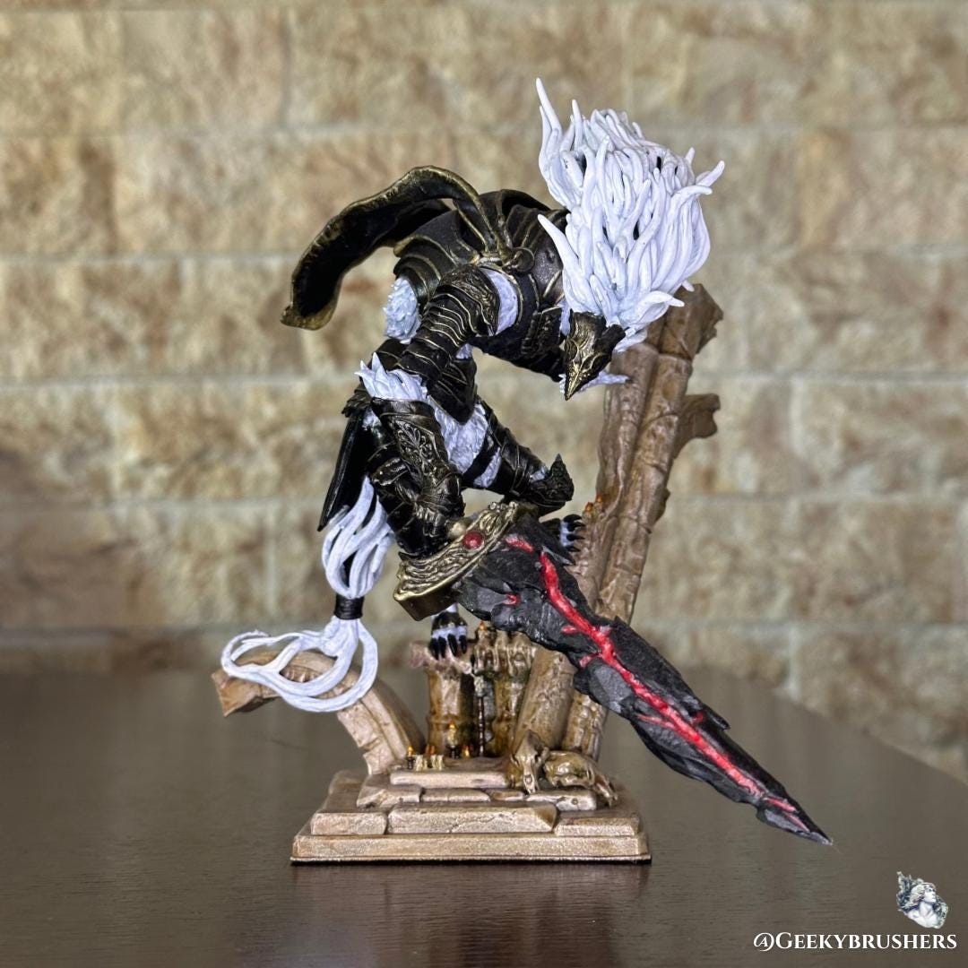 Maliketh the Black Blade| Miniature & Figure| Elden Ring Resin Figure| Hand Painted | 3D Printed|
