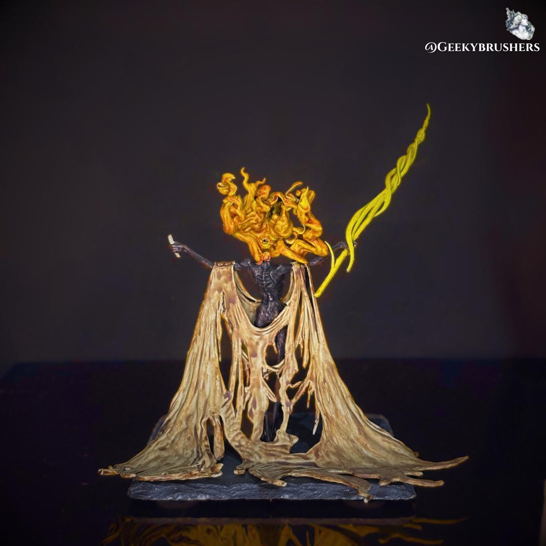 Midra Lord of Frenzied Flame Elden Ring Figure | Shadow of the Erdtree Boss Statue | 3D Printed & Hand Painted Collectible