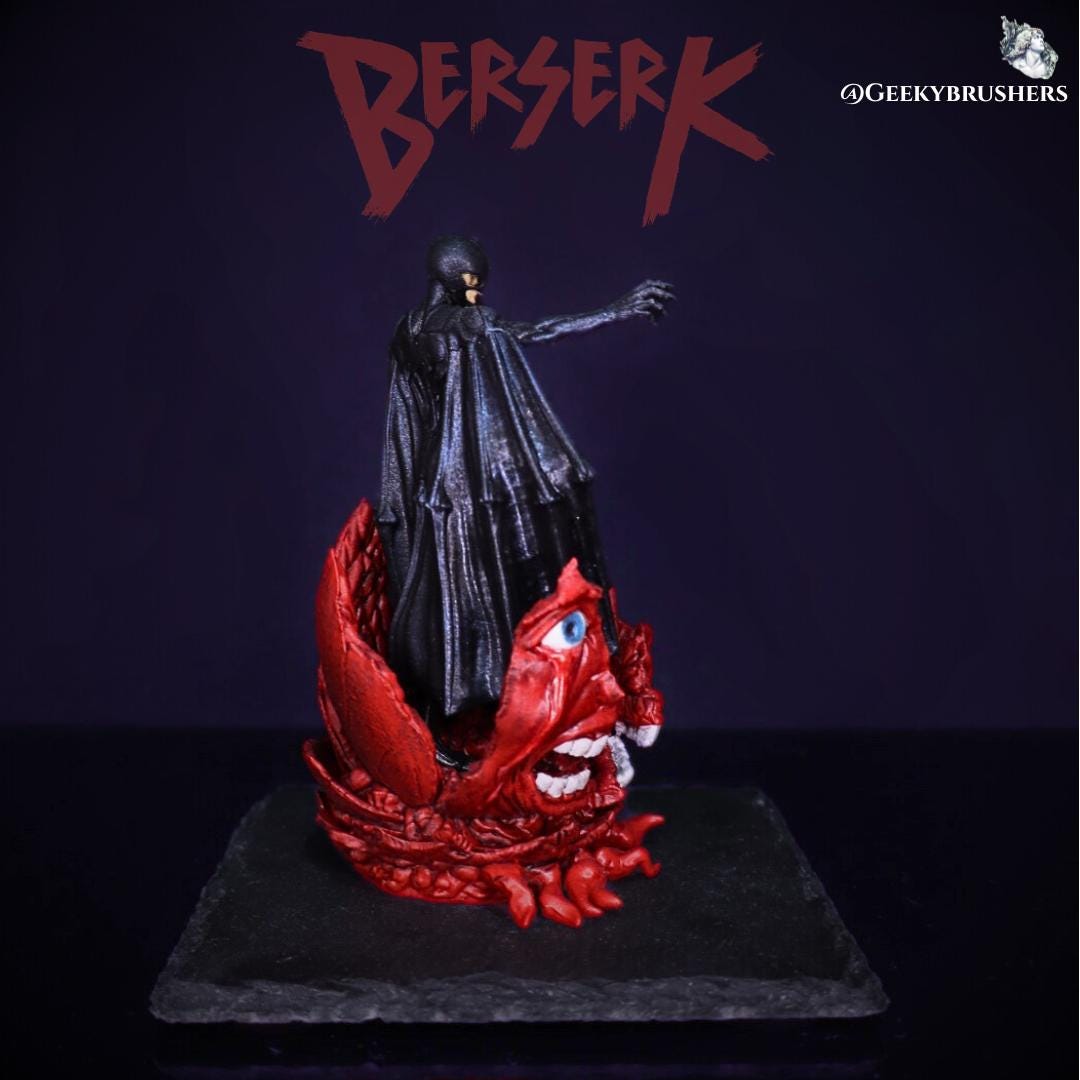 Femto - Griffith Mini Figure – 3" Handmade Resin Statue | Painted or Unpainted Berserk Collectible