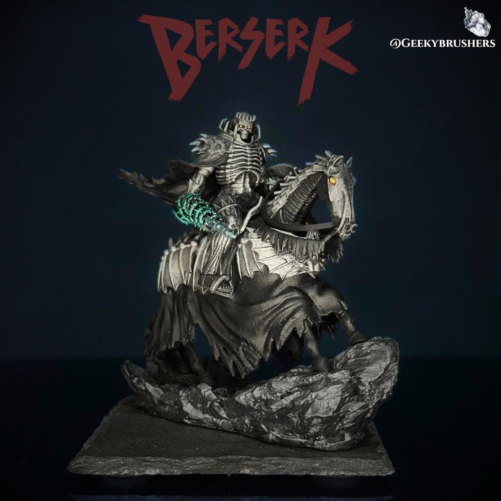 Painted Skull Knight Figure from Berserk – Hand-Painted Collectible Statue