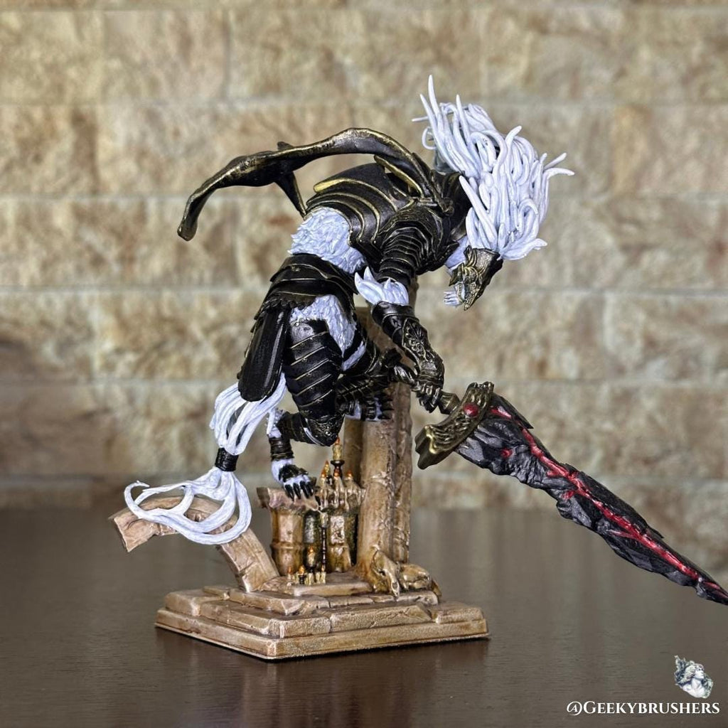 Maliketh the Black Blade| Miniature & Figure| Elden Ring Resin Figure| Hand Painted | 3D Printed|