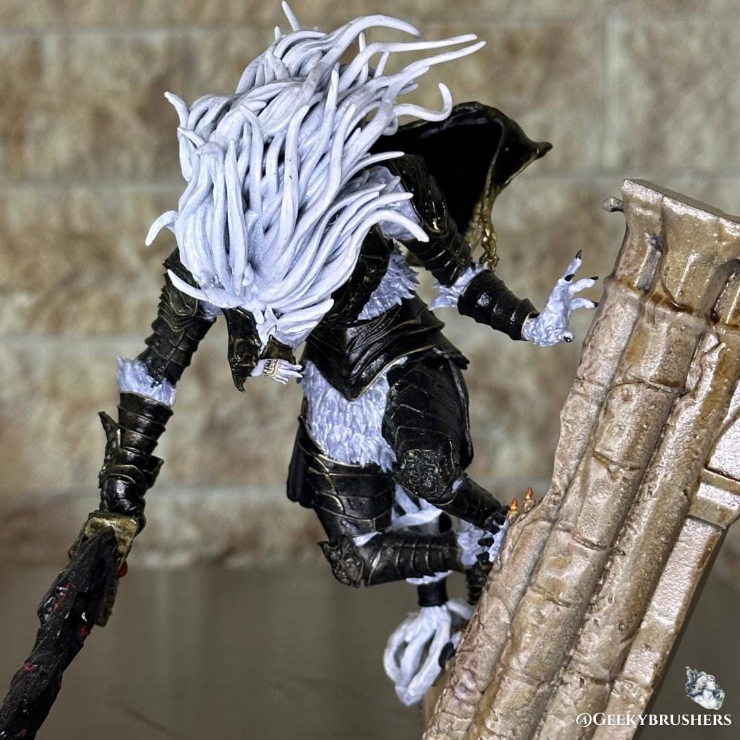 Maliketh the Black Blade| Miniature & Figure| Elden Ring Resin Figure| Hand Painted | 3D Printed|