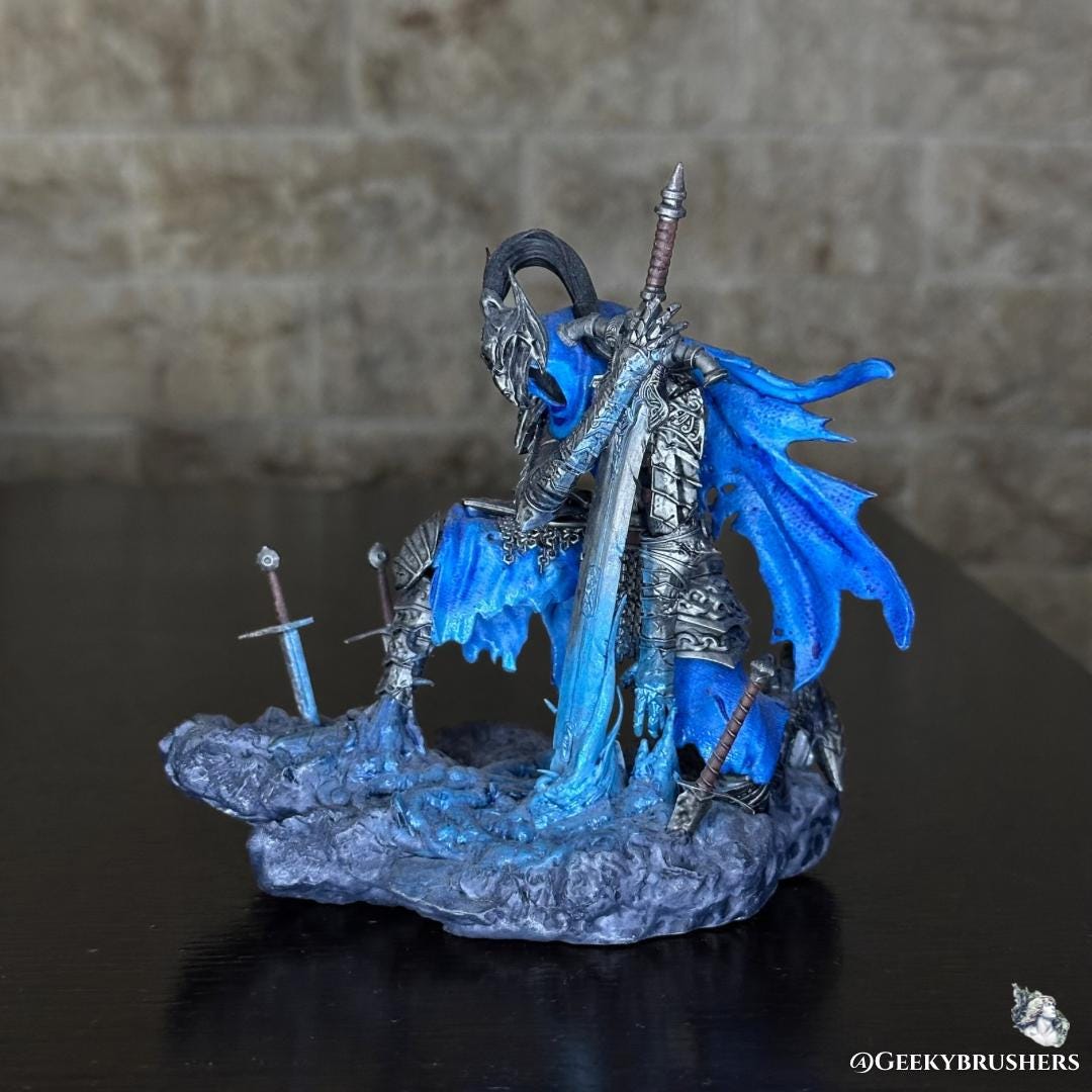 Artorias the Abysswalker Resin Statue | Dark Souls Remastered Collectible | 16K High‑Detail Print | 3 Sizes – Mini, Standard, Statue