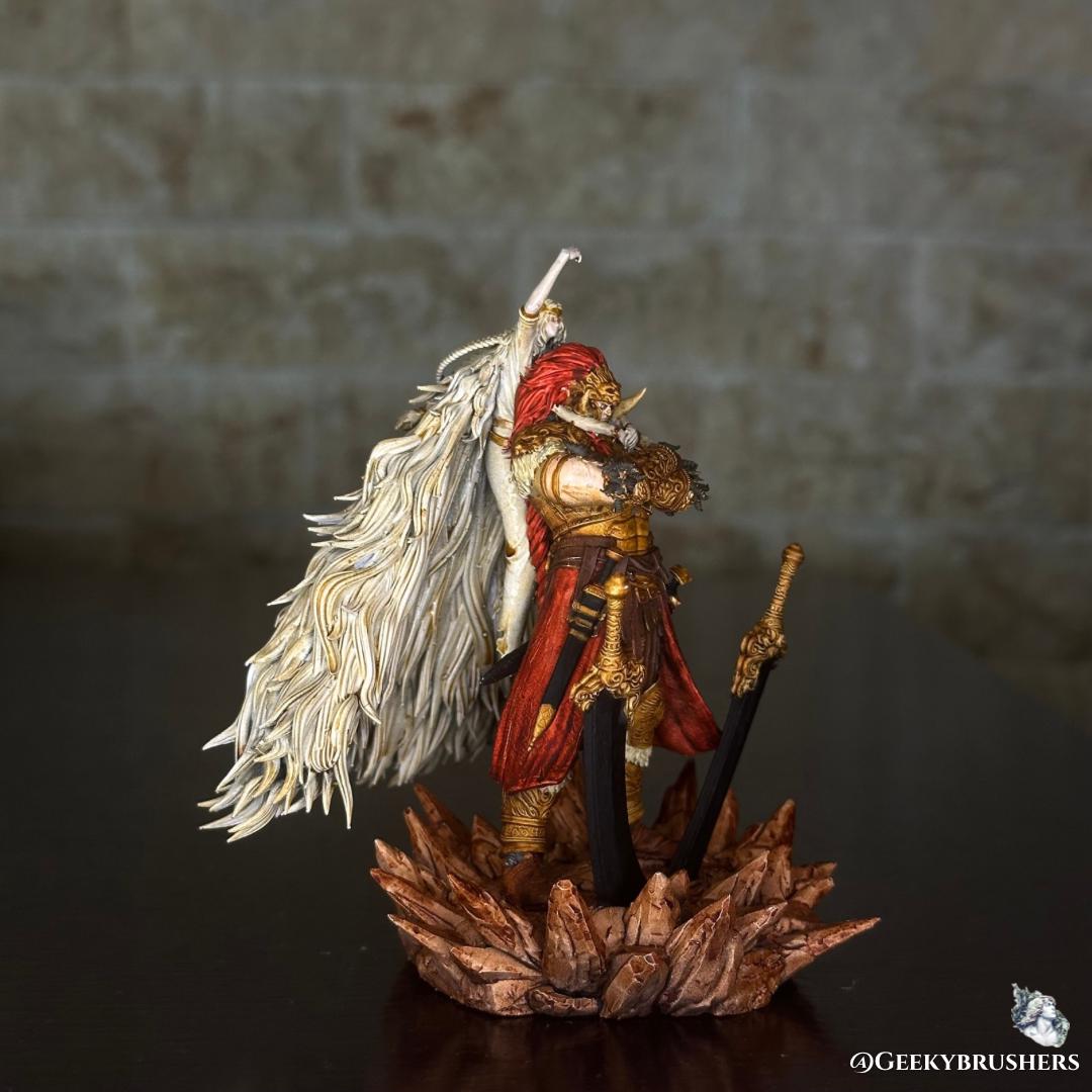 Promised Consort Radahn & Miquella | Elden Ring Fanmade Figure/Miniature| Hand-Painted Collector’s Statue