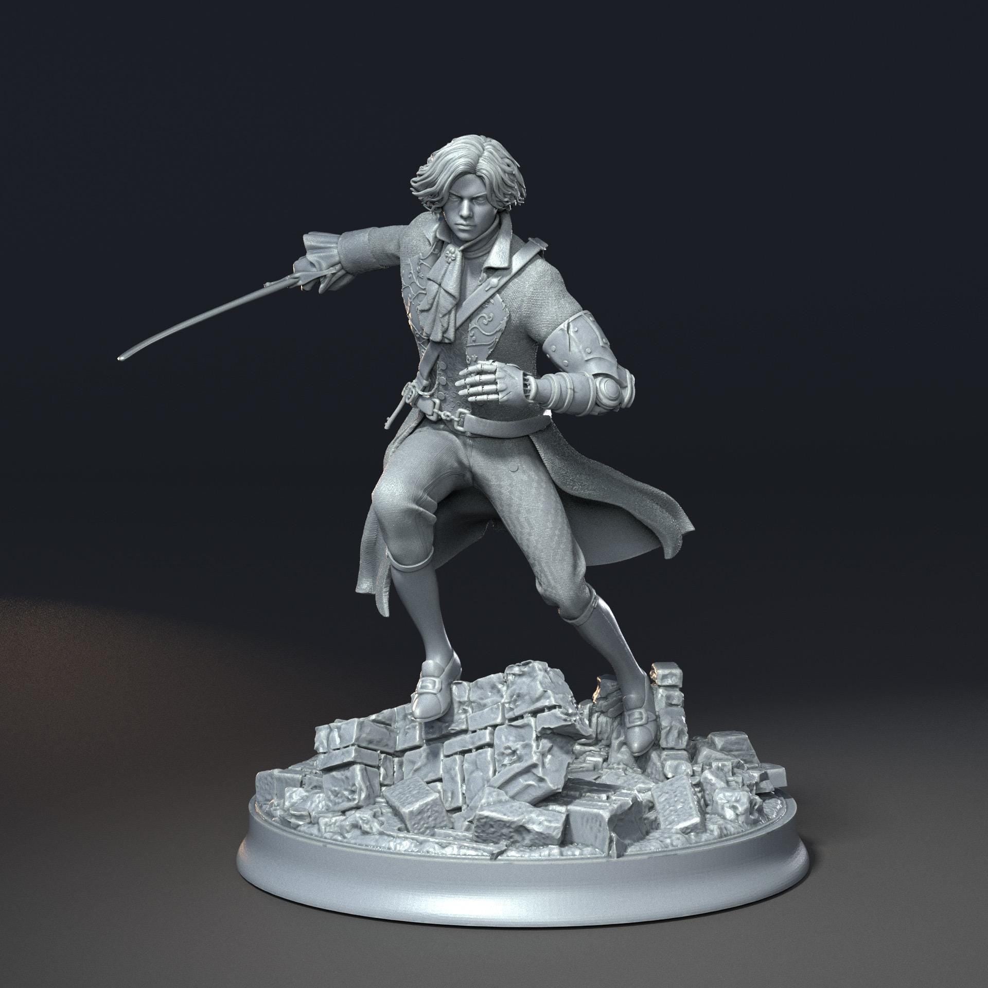 Pinocchio Lies of P Figure | Soulslike Inspired Statue | Painted & Unpainted Resin Model | 20cm | Dark Steampunk Diorama