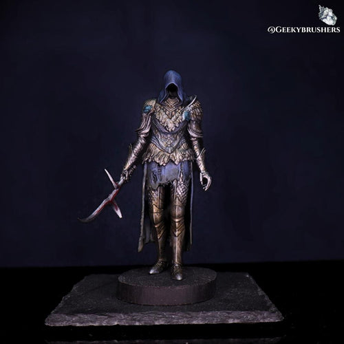 Black Knife Assassin Elden Ring Figure | Stealth Boss Statue | 3D Printed & Hand Painted Collectible | Multiple Sizes Available