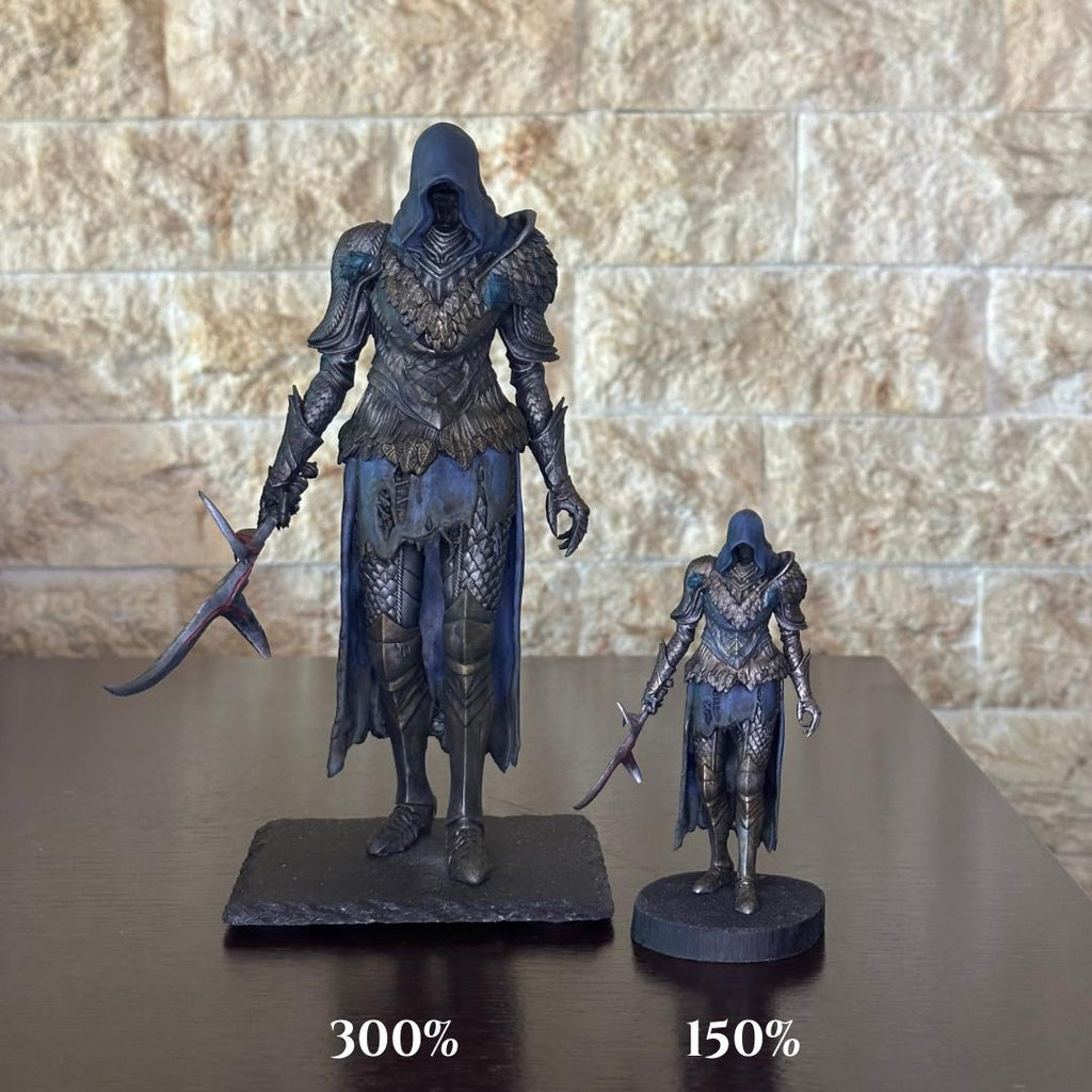 Black Knife Assassin Elden Ring Figure | Stealth Boss Statue | 3D Printed & Hand Painted Collectible | Multiple Sizes Available