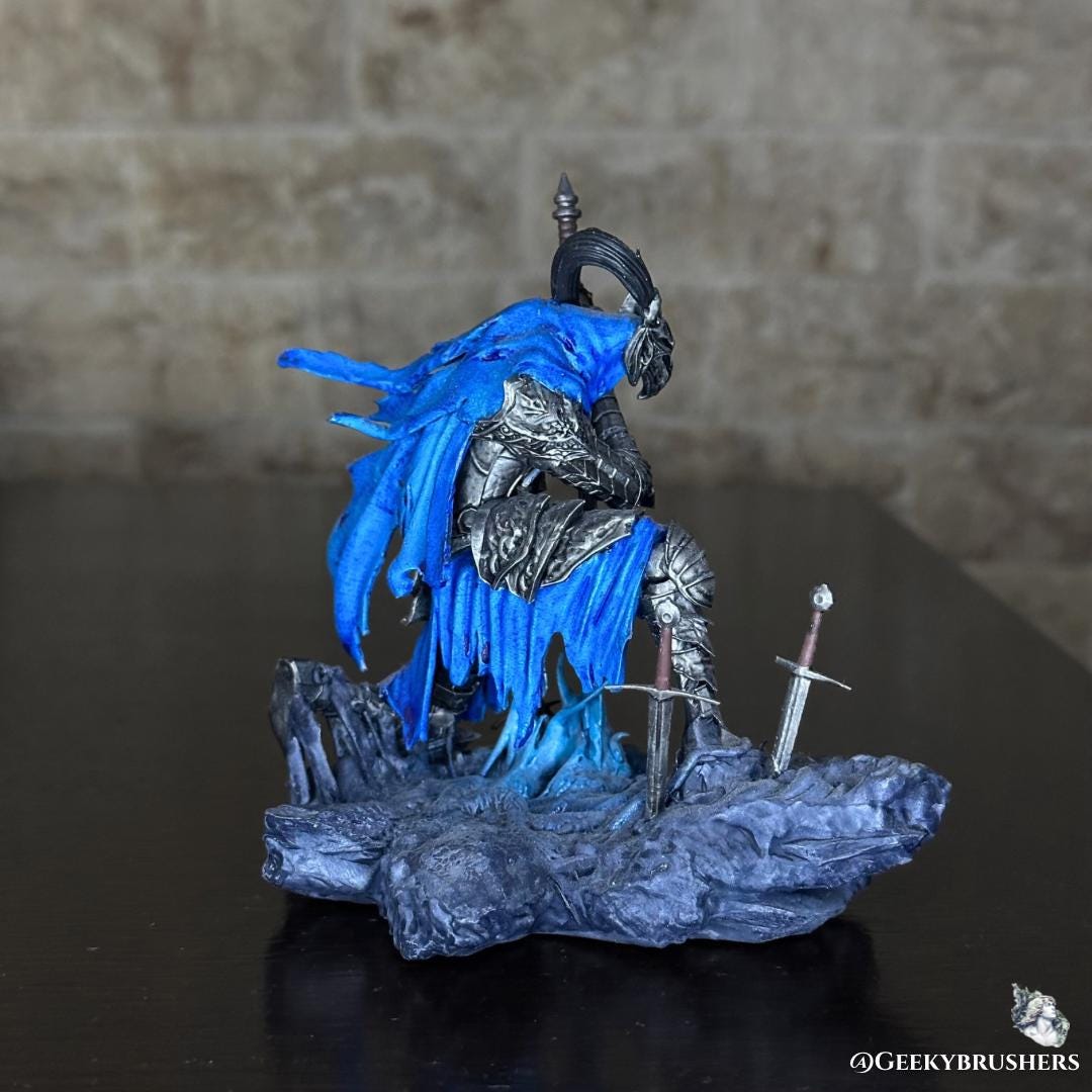 Artorias the Abysswalker Resin Statue | Dark Souls Remastered Collectible | 16K High‑Detail Print | 3 Sizes – Mini, Standard, Statue