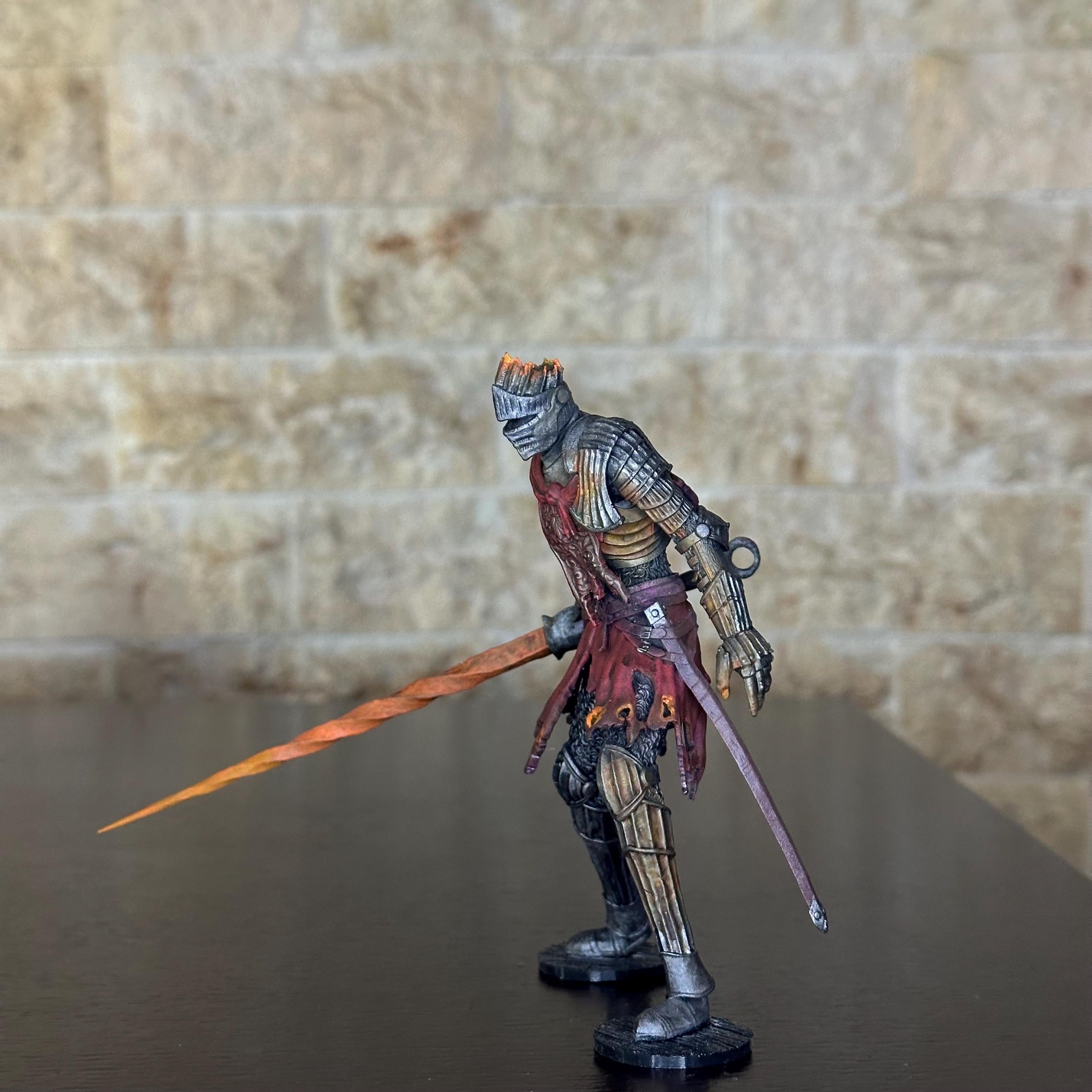 Soul of Cinder Resin Figure | Dark Souls 3 Boss Statue | 16K High-Detail Print | Mini, Figure, Statue Options | Fromsoftware Statue Fanart