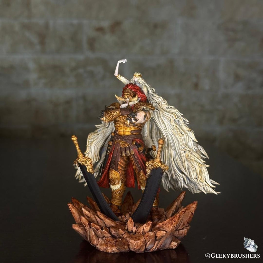 Promised Consort Radahn & Miquella | Elden Ring Fanmade Figure/Miniature| Hand-Painted Collector’s Statue