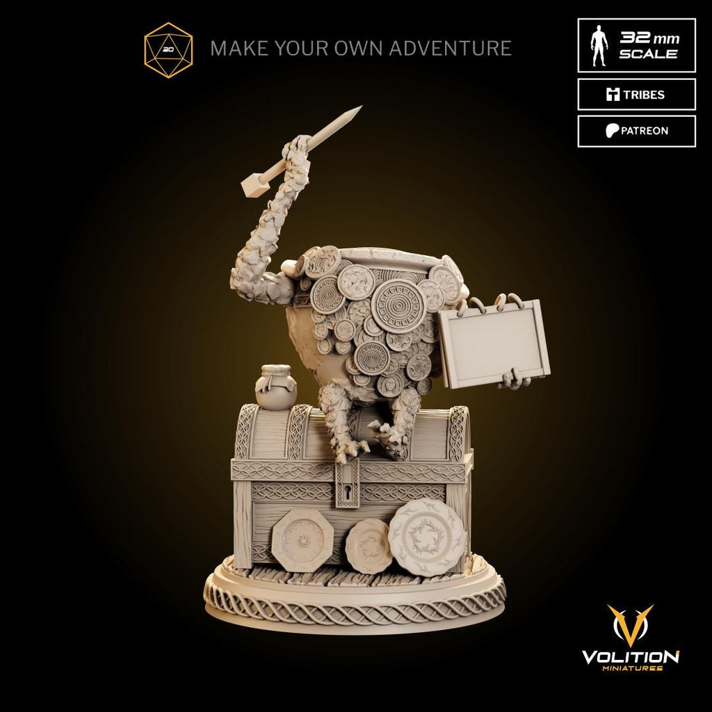 Jar Merchant Figure | Elden Ring Nightreign Statue | 32mm & 75mm | Painted or Unpainted | High Detail 16K Resin | Volition Miniatures License