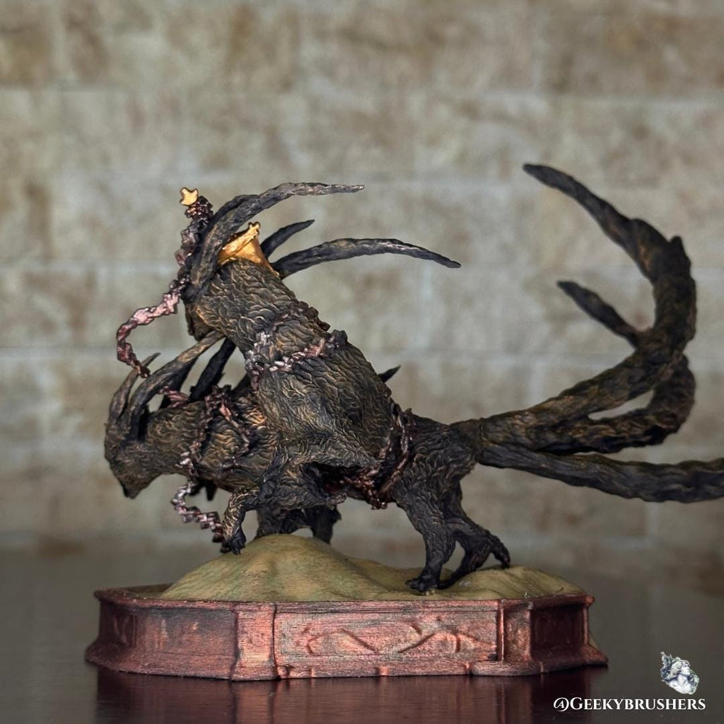 Gladius Beast of Night | Tricephalos | Elden Ring: Nightreign Resin Figure | Painted or Unpainted | Fromsoftware statue