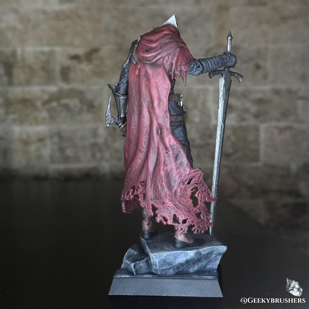Abyss Watcher Figure | Dark Souls Resin Statue | Painted or Unpainted Kit | 180 mm Display & 100 mm Miniature | Realsteone Sculpt