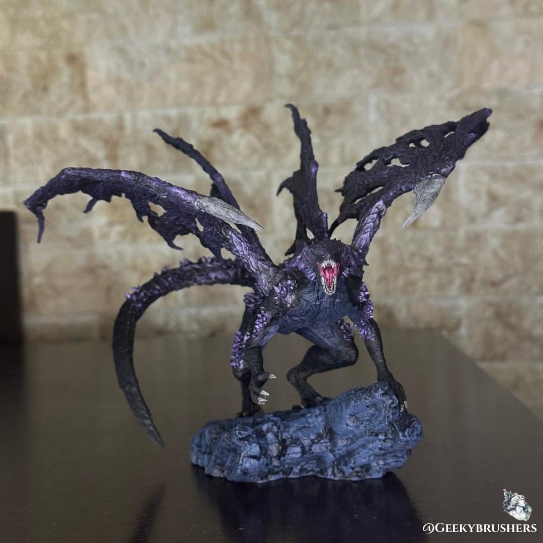 Darkeater Midir from dark souls 3, resin figure, diorama, dragon, gamer gift