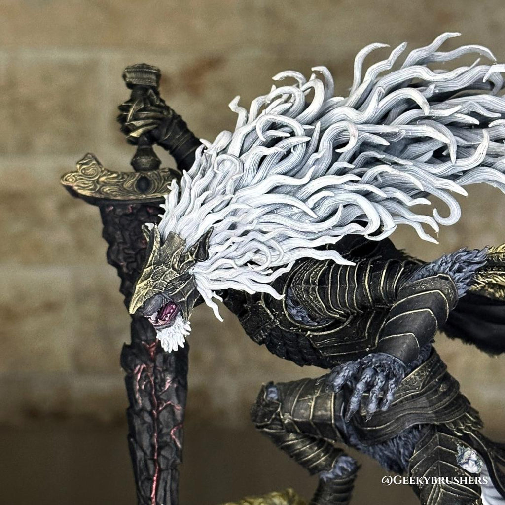 Maliketh the Black Blade | Elden Ring Resin Statue or Figure | Painted & Unpainted | 16K Resolution | Smooth Resin | Volition Miniatures