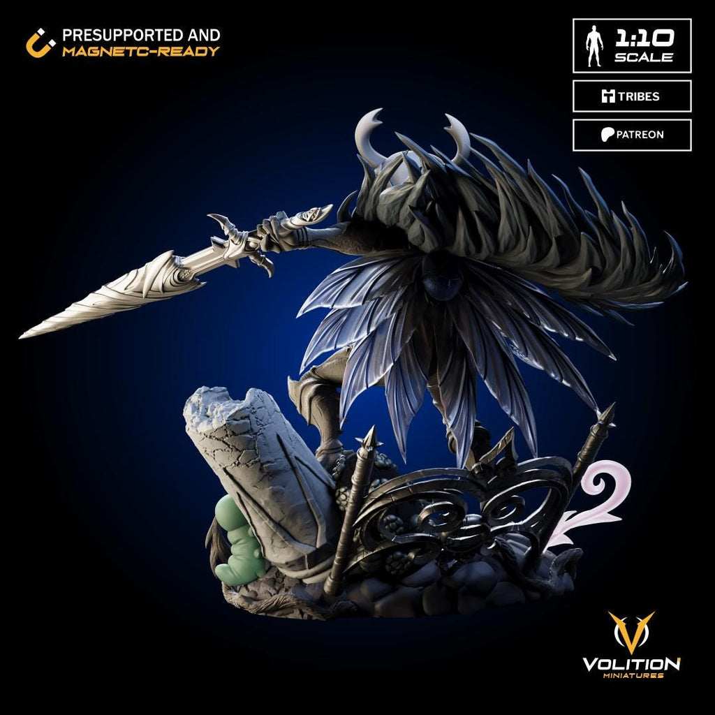 Knight  from Hollow Knight | 1:10 Statue |Highly Detailed| VolitionMiniatures Model | Painted-Unpainted |Diorama