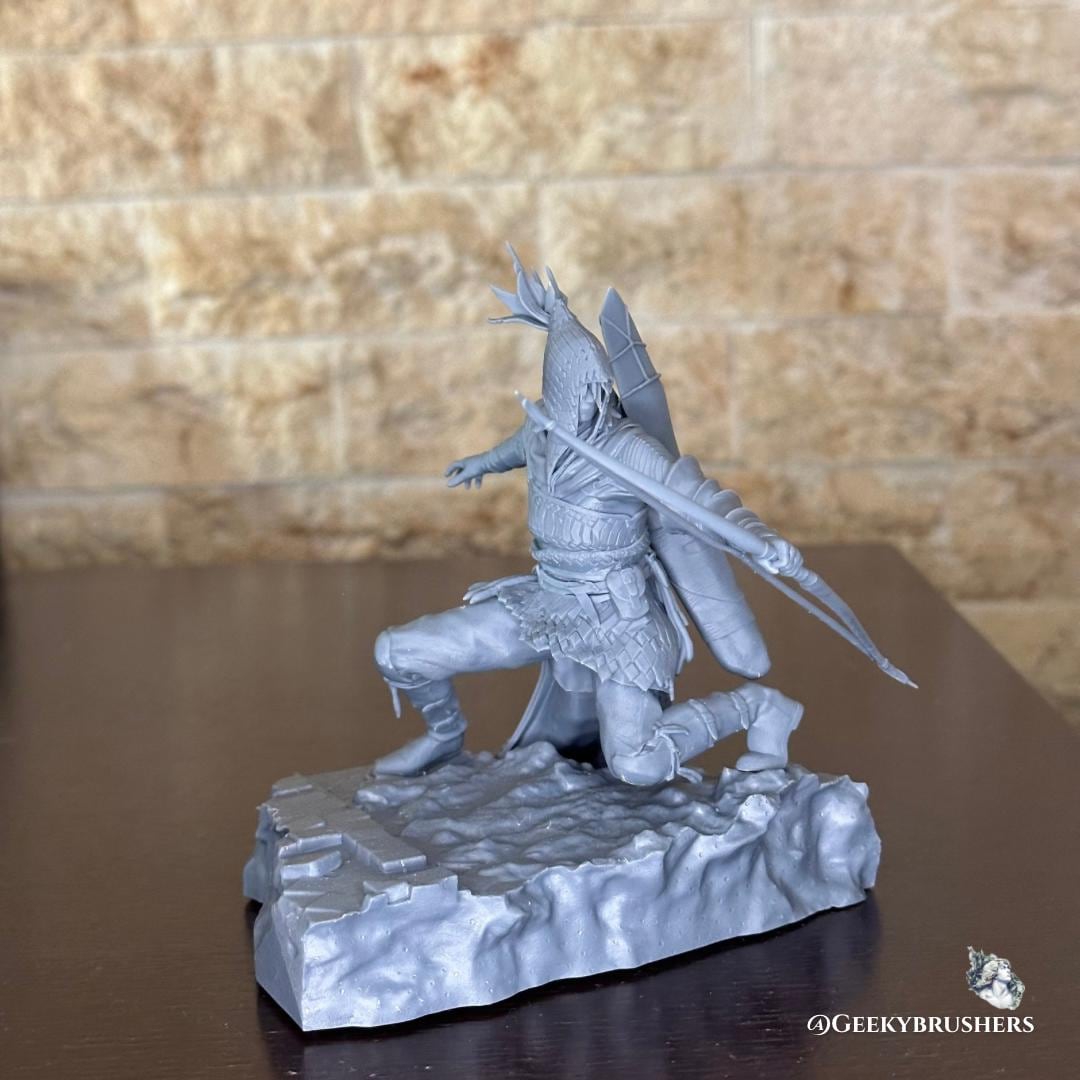 Ironeye Resin Statue | Elden Ring Nightreign | Fromsoftware statue |High-Detail Figure | Handpainted & Unpainted
