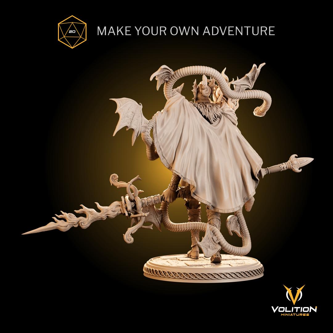 Messmer the Impaler Miniature – Phase 1 | Hand-Painted or Unpainted Resin Statue | Elden Ring Collectible | 16K Print | VolitionMiniatures