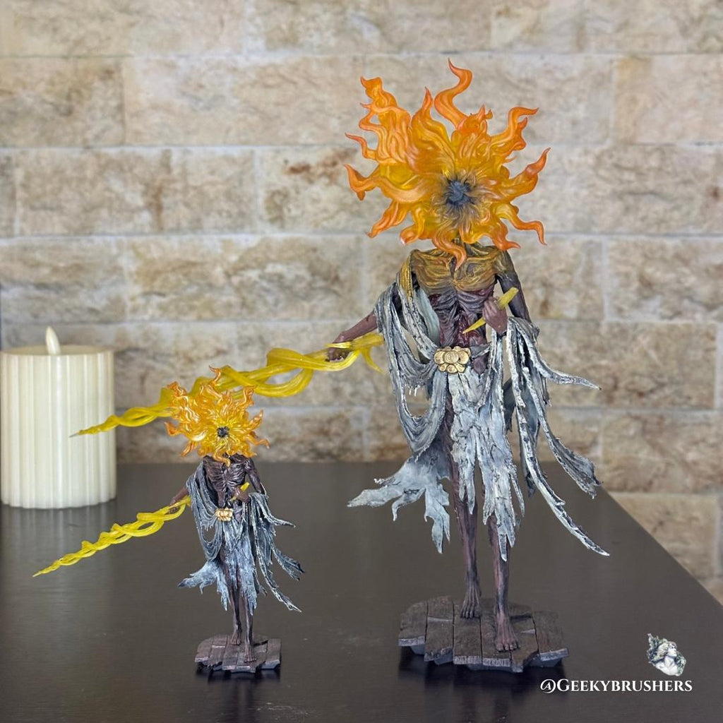 Midra Lord of Frenzied Flame Elden Ring Figure and Glow in the Dark | Shadow of the Erdtree Boss Statue | 3D Printed & Hand Painted