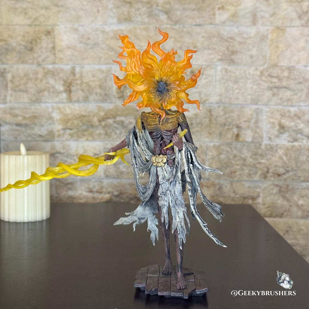 Midra Lord of Frenzied Flame Elden Ring Figure and Glow in the Dark | Shadow of the Erdtree Boss Statue | 3D Printed & Hand Painted