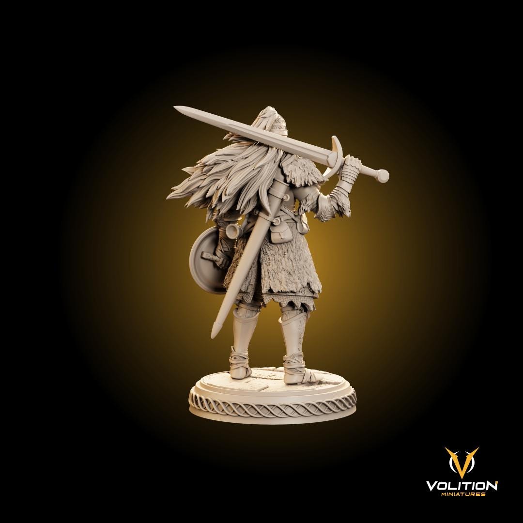 John Tarnished  Miniature & Figure | Hand-Painted or Unpainted Resin Statue | Elden Ring Collectible | 16K Print | VolitionMiniatures