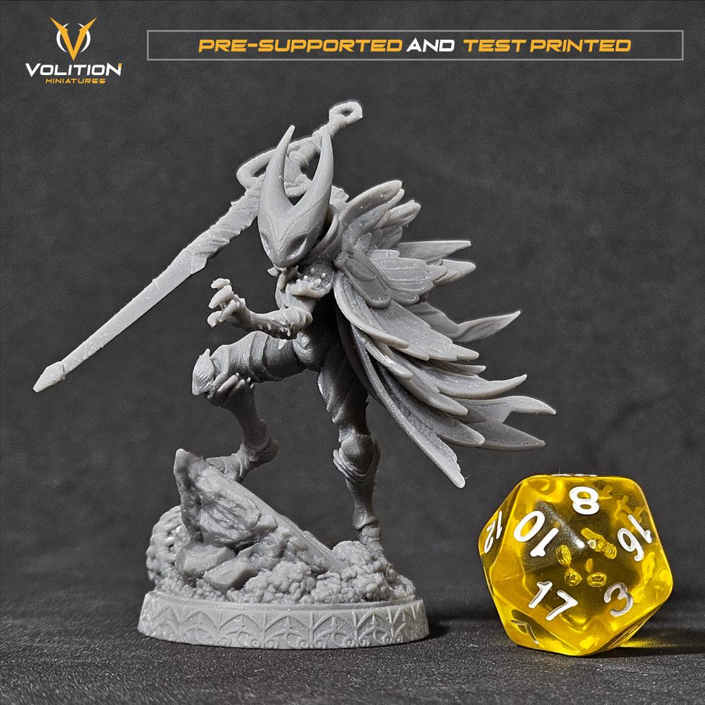 Hornet Miniature  from Silksong | Hollow Knight Resin Figurine | Highly Detailed | VolitionMiniatures Model | Painted & Unpainted |Diorama